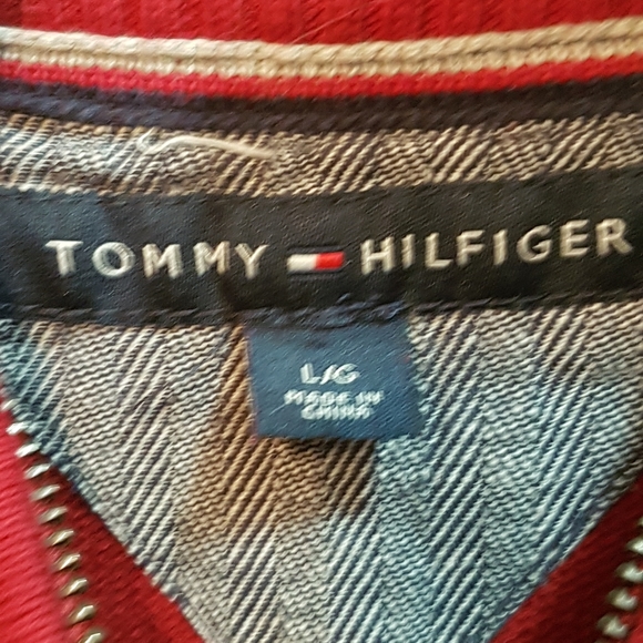 💥Heat wave sale Mens Tommy Hilfiger 1/4 zip sweater - Picture 3 of 4